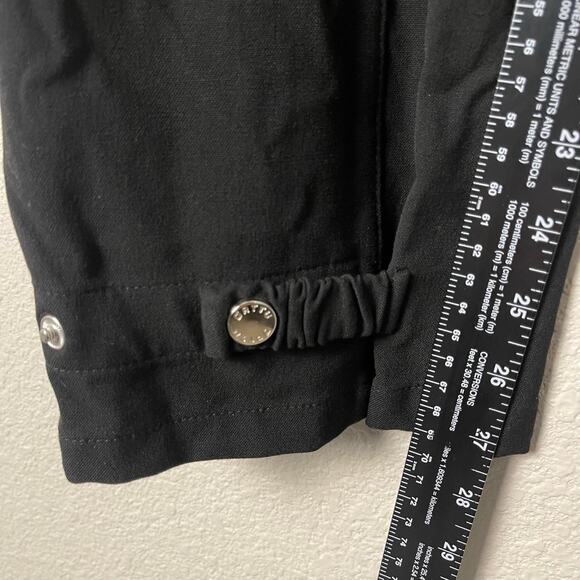 Orttu‎ Remi Cargo Pants Black Free Size Adjustable Waist Contemporary Casual - Picture 14 of 16